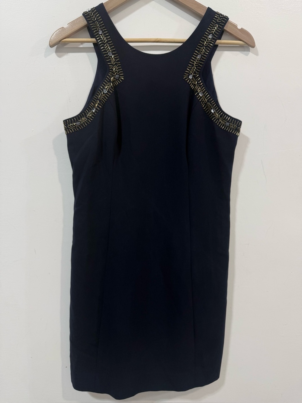 Lilly Pulitzer Embellished Navy Dress Wedding Guest Size 4